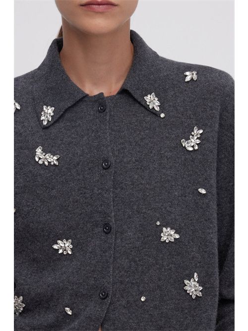 Cardigan con ricamo ERMANNO FIRENZE | D47EN008EO9MF67709797